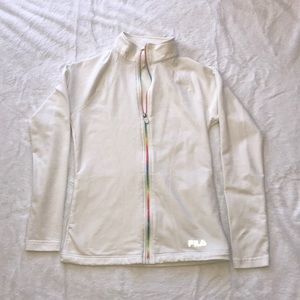 Fila zip up sweatshirt